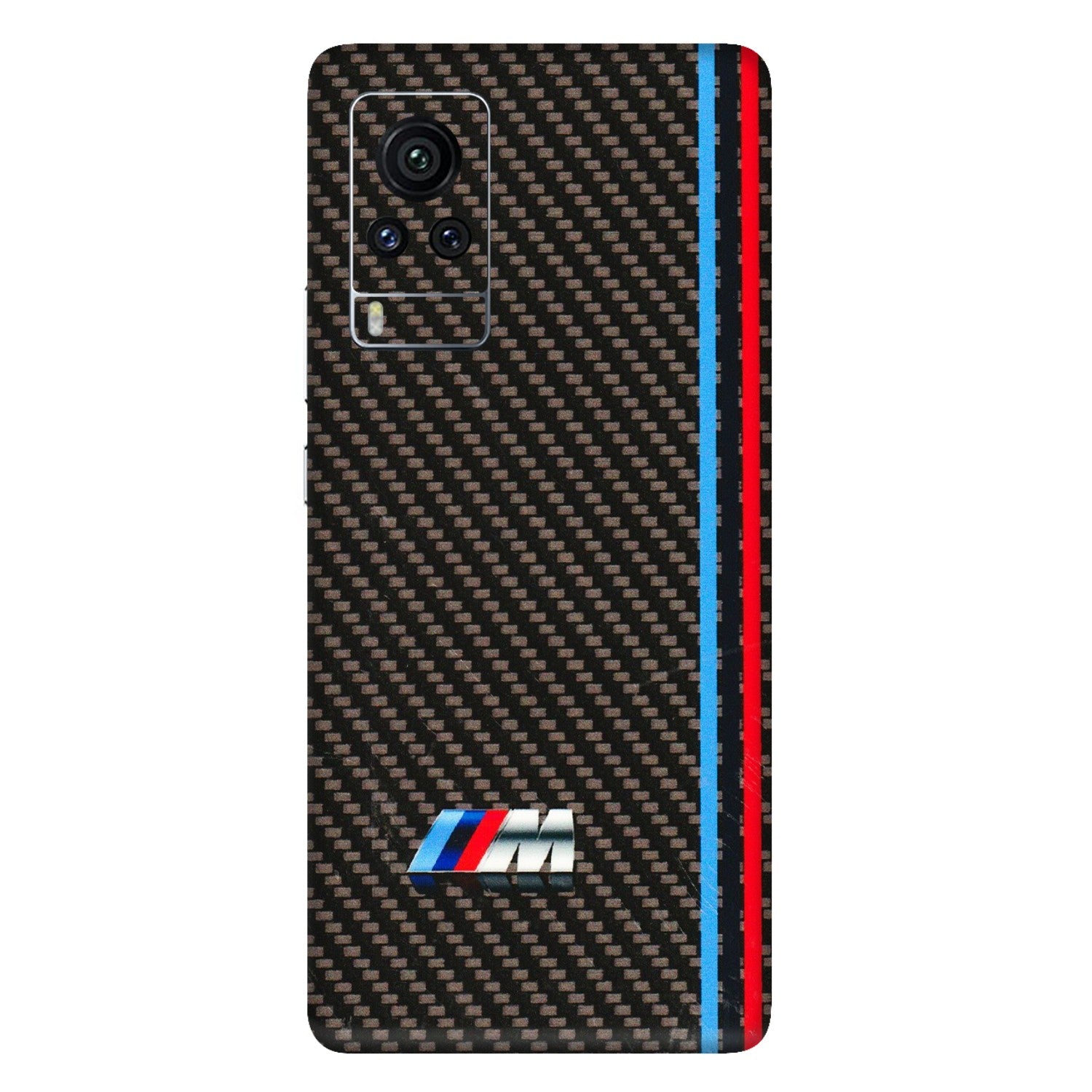 VIVO Z/V/X/T/U/S Series Phone Skins (All Models) - BM Carbon Fiber Feels - 3D Embossed Finish (L-38) Vivo X60 Pro