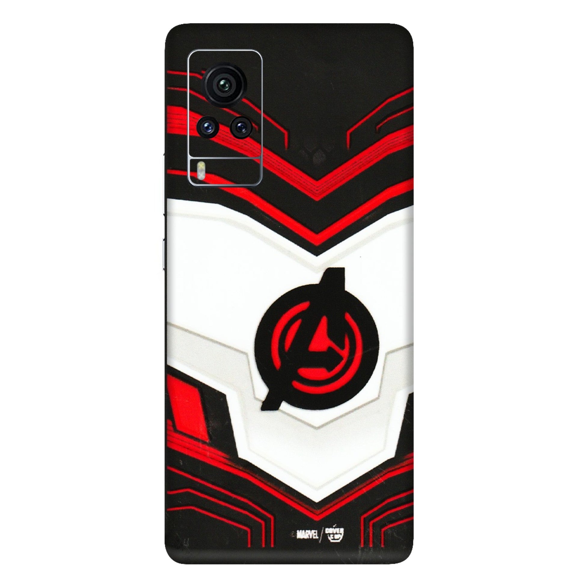 VIVO Z/V/X/T/U/S Series Phone Skins (All Models) - Avengers Logo - 3D Embossed Finish (L-55) Vivo X60 Pro