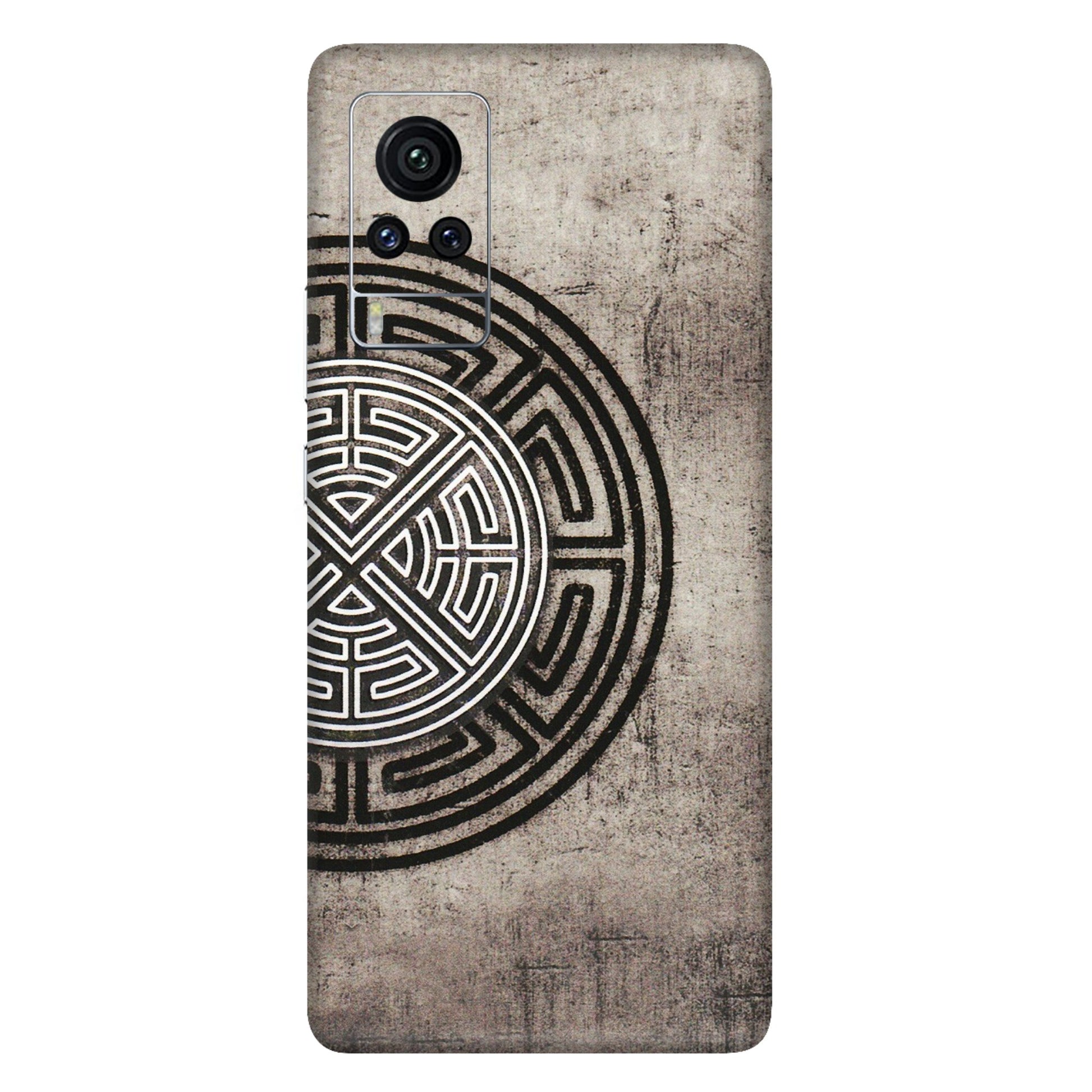 VIVO Z/V/X/T/U/S Series Phone Skins (All Models) - Mysterious Circular Design - 3D Embossed Finish (L-63) Vivo X60 Pro