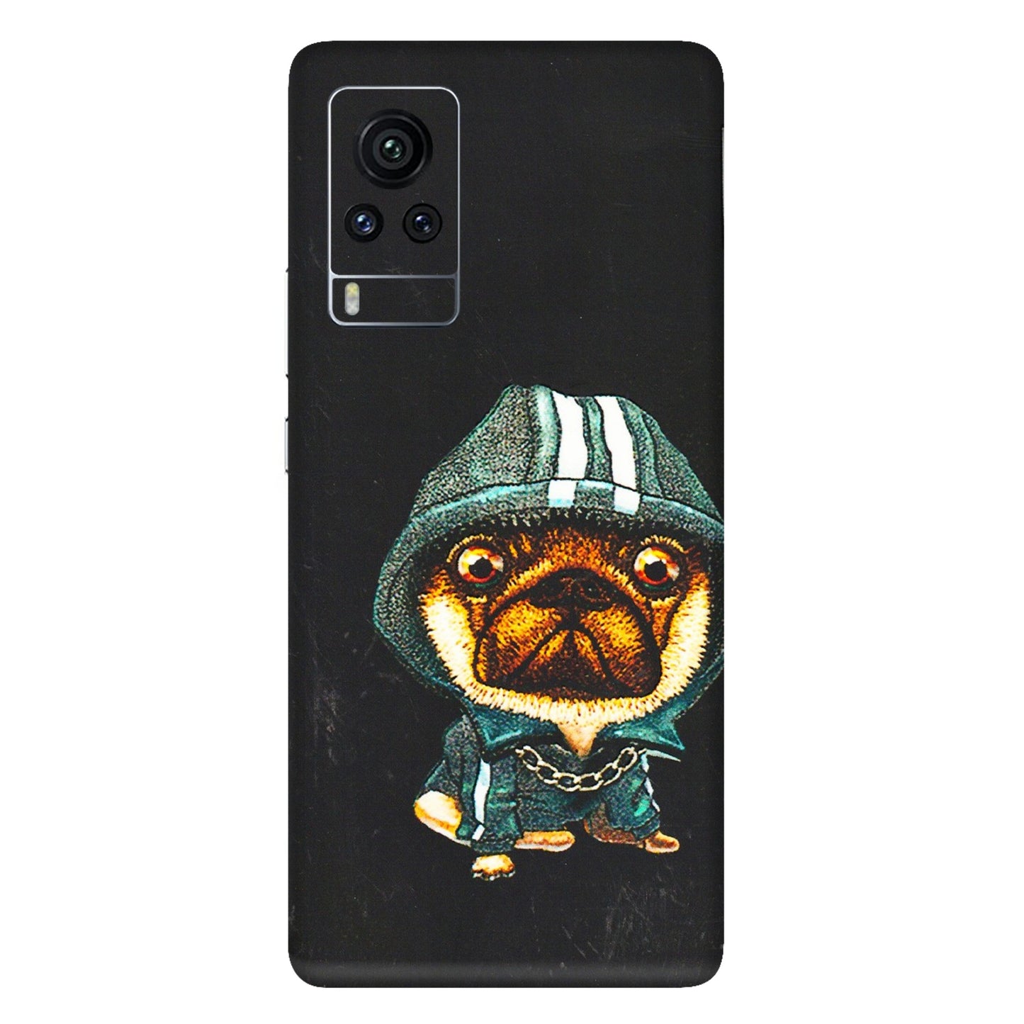 VIVO Z/V/X/T/U/S Series Phone Skins (All Models) - Puppy N Hoodie - 3D Embossed Finish (L-90) Vivo X60 Pro