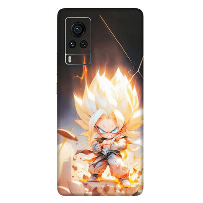 VIVO Z/V/X/T/U/S Series Phone Skins (All Models) - Goku Dragon Cute Anime - Matte Finish (M-131) Vivo X60 Pro