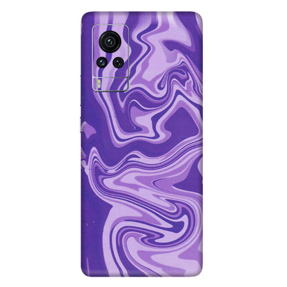 VIVO Z/V/X/T/U/S Series Phone Skins (All Models) - Hazy Purple Nights - Matte Finish (M-14) Vivo X60 Pro