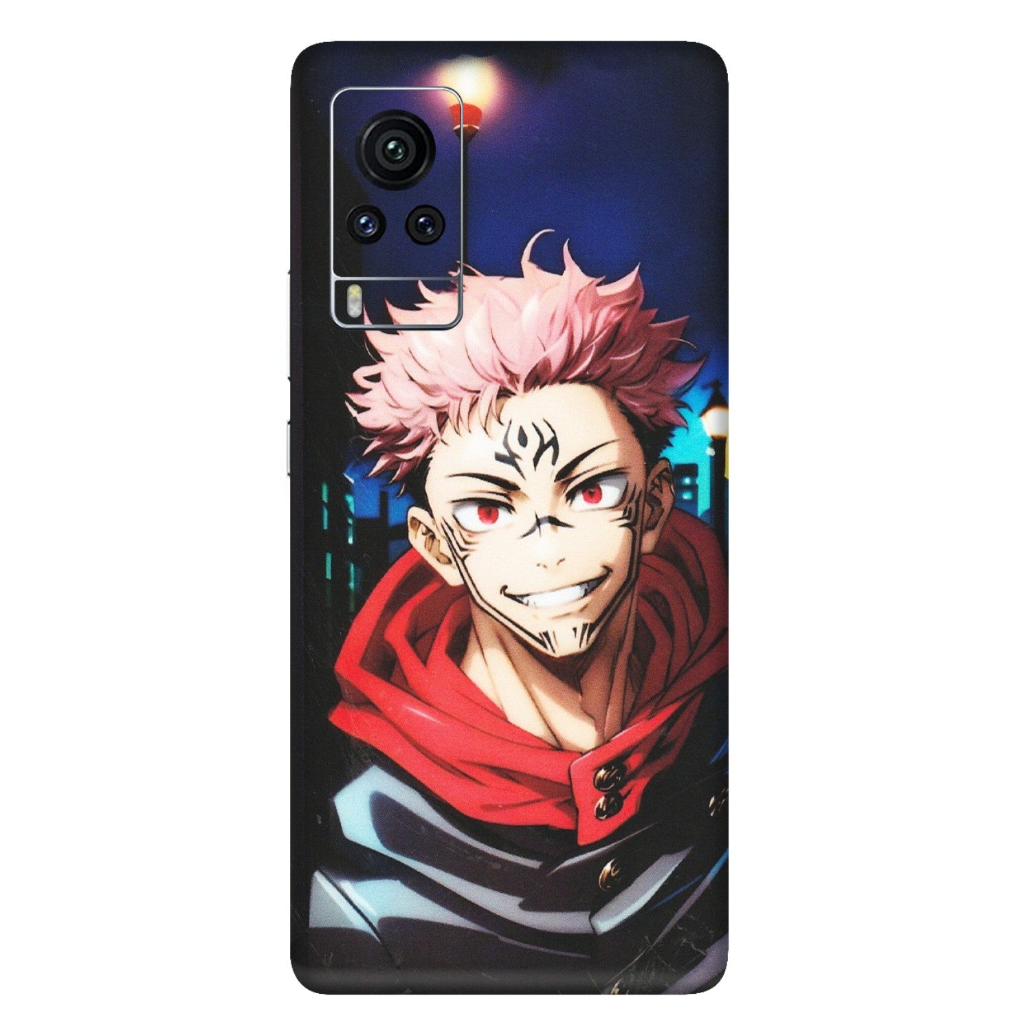 VIVO Z/V/X/T/U/S Series Phone Skins (All Models) - Yuji Itadori Funny Face Anime - Matte Finish (M-152) Vivo X60 Pro