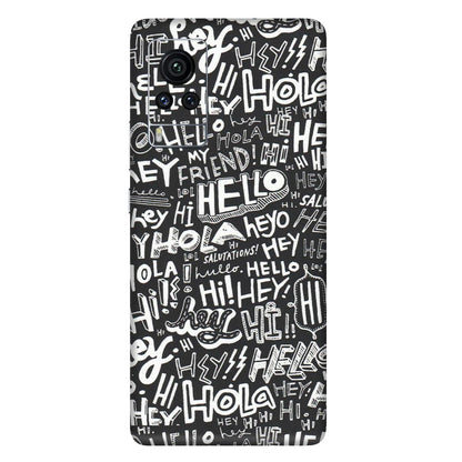 VIVO Z/V/X/T/U/S Series Phone Skins (All Models) - Hi Hello Doodles - Matte Finish (M-25) Vivo X60 Pro
