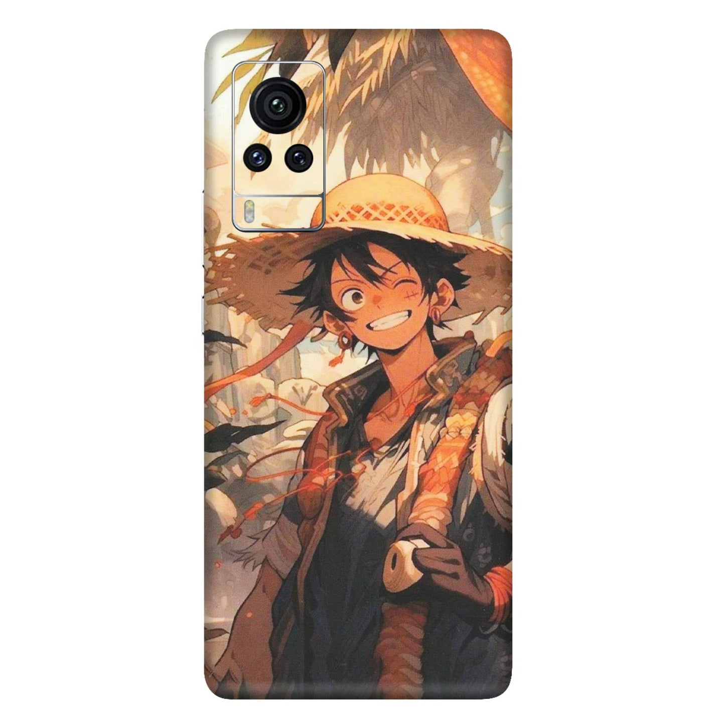 VIVO Z/V/X/T/U/S Series Phone Skins (All Models) - Anime Character Smile - Matte Finish (M-33) Vivo X60 Pro