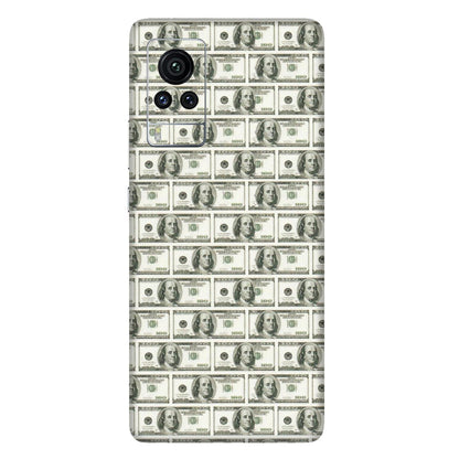 VIVO Z/V/X/T/U/S Series Phone Skins (All Models) - I Love Dollars - Matte Finish (M-40) Vivo X60 Pro