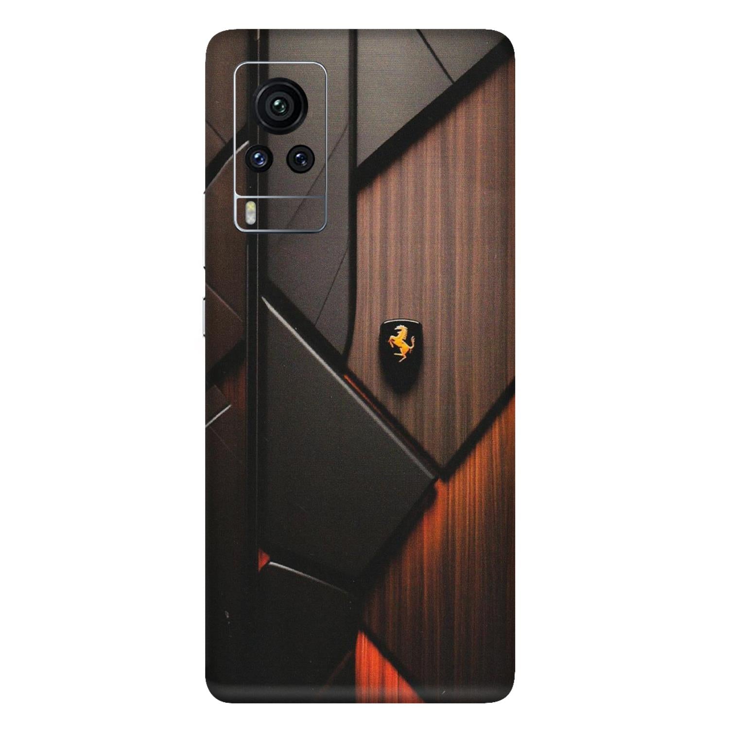 VIVO Z/V/X/T/U/S Series Phone Skins (All Models) - Lambo Beauty Wood Pattern Sober - Matte Finish (M-51) Vivo X60 Pro
