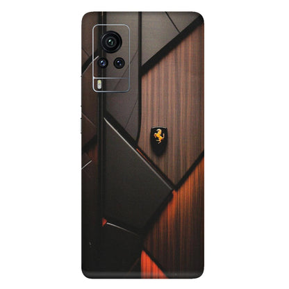 VIVO Z/V/X/T/U/S Series Phone Skins (All Models) - Lambo Beauty Wood Pattern Sober - Matte Finish (M-51) Vivo X60 Pro