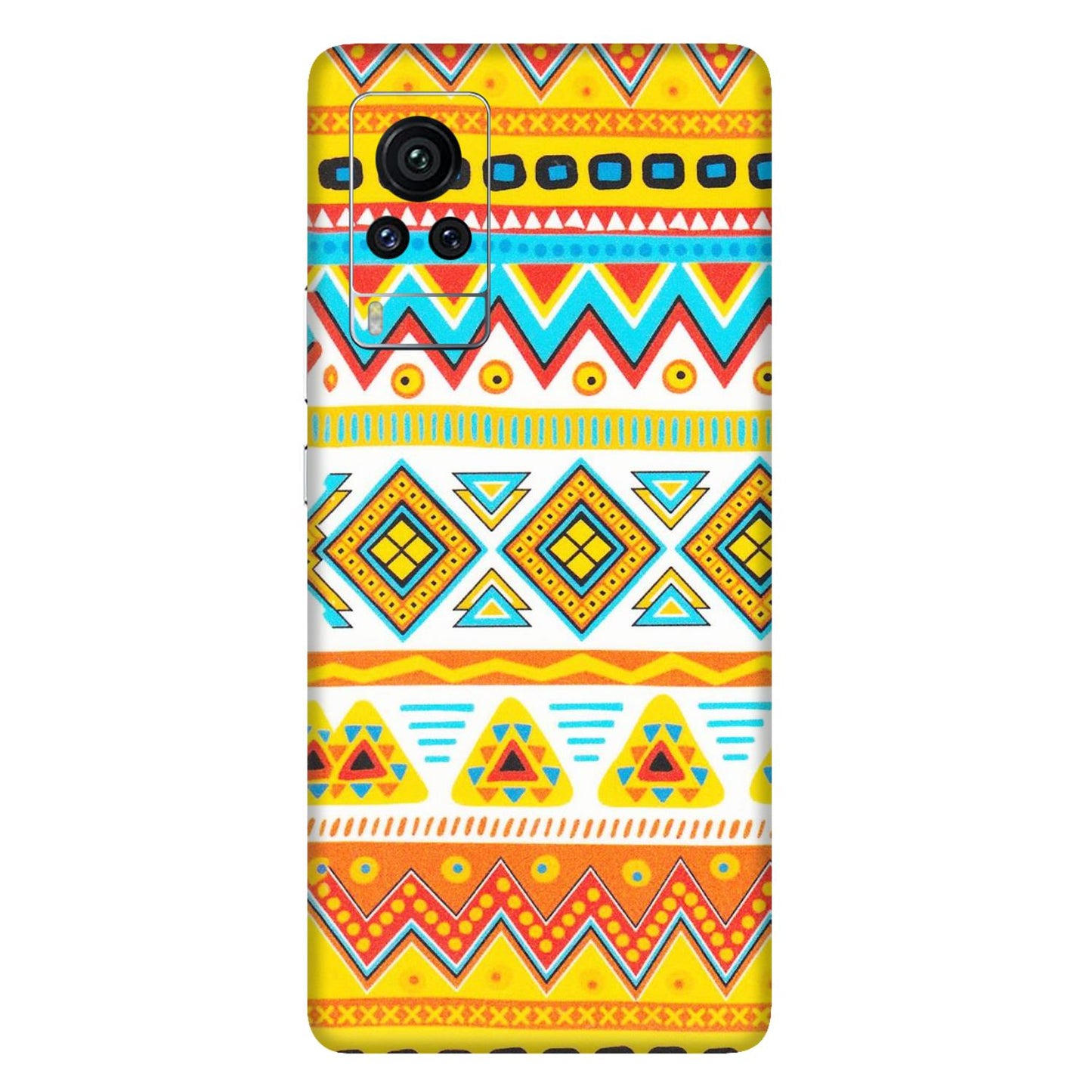 VIVO Z/V/X/T/U/S Series Phone Skins (All Models) - Mexican Abstract - Matte Finish (M-71) Vivo X60 Pro