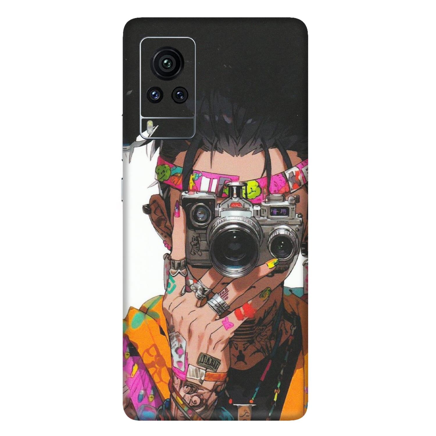 VIVO Z/V/X/T/U/S Series Phone Skins (All Models) - Camera Lover Girl - Matte Finish (M-09) Vivo X60 Pro