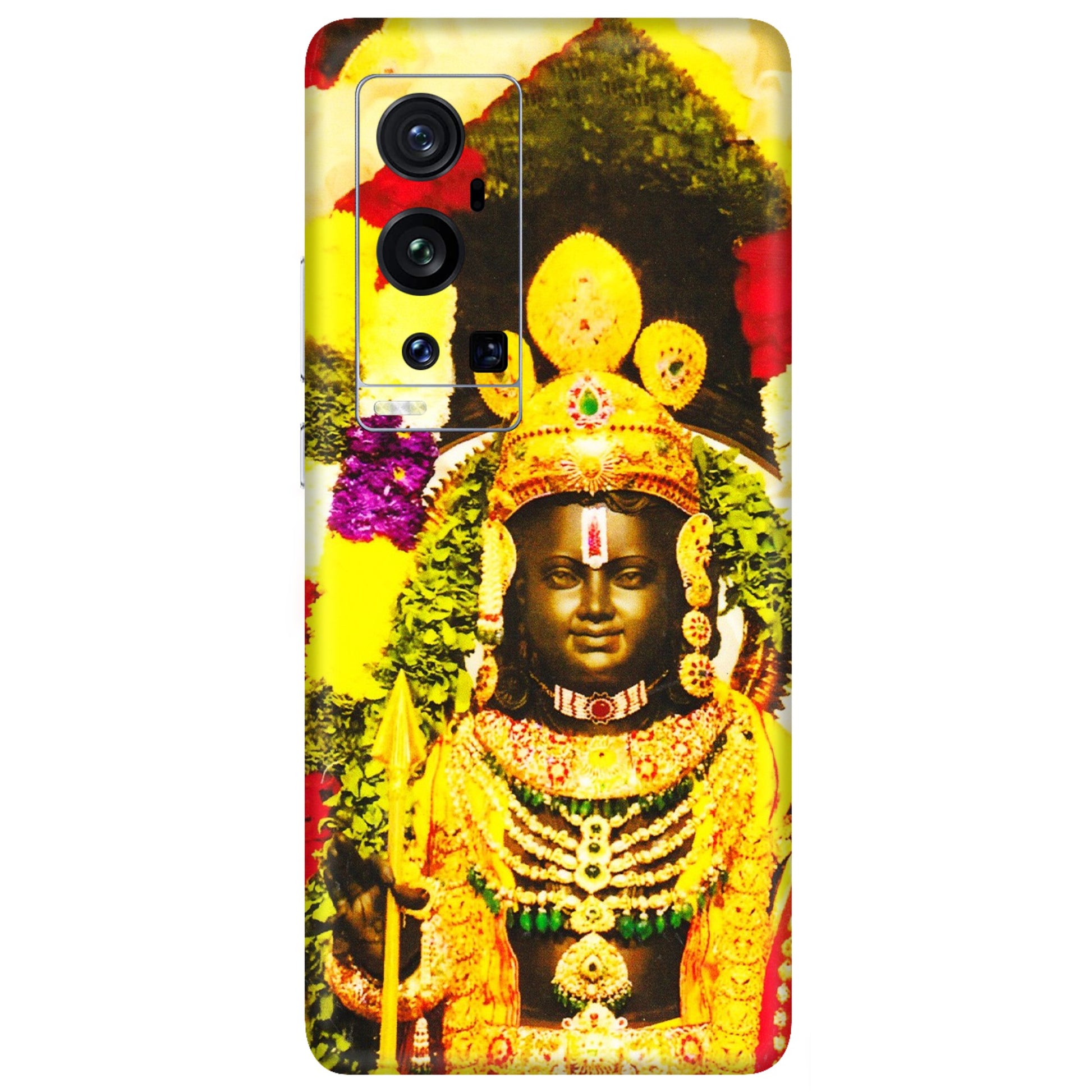 VIVO Z/V/X/T/U/S Series Phone Skins (All Models) - Ram Lalla Ayodhya - 3D Embossed Finish (L-103) Vivo X60 Pro Plus