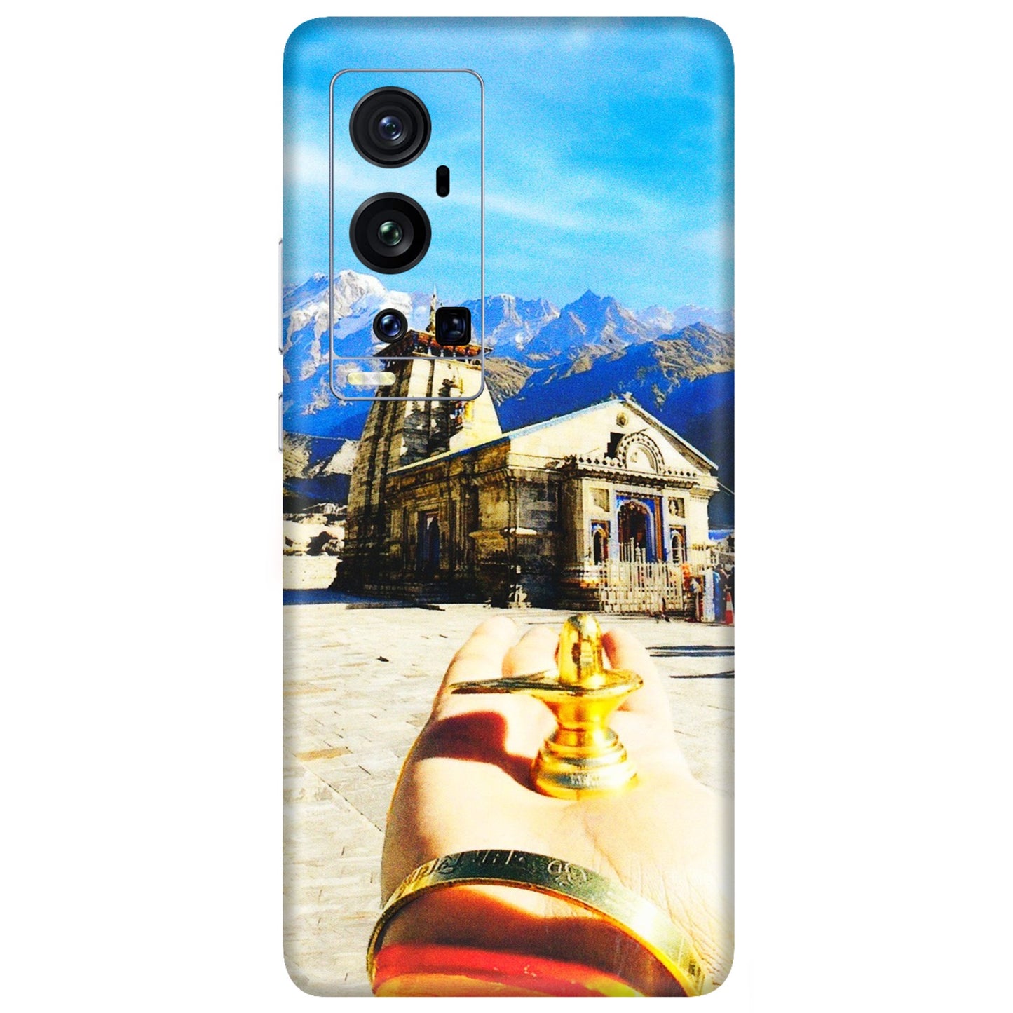 VIVO Z/V/X/T/U/S Series Phone Skins (All Models) - Beauty of Kedarnath - 3D Embossed Finish (L-108) Vivo X60 Pro Plus