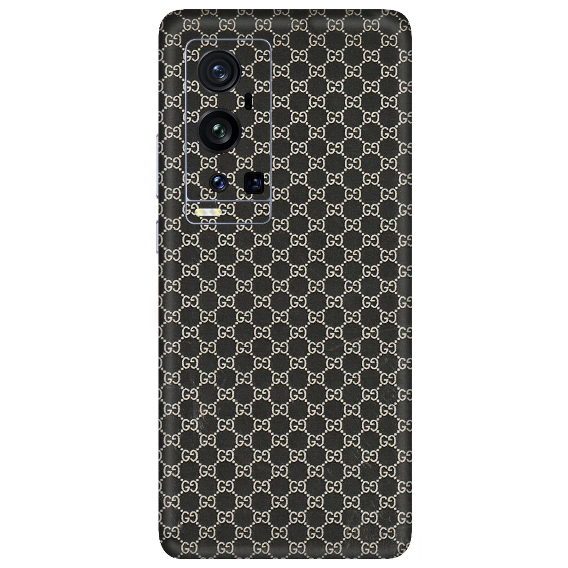 VIVO Z/V/X/T/U/S Series Phone Skins (All Models) - Black G Print - 3D Embossed Finish (L-109) Vivo X60 Pro Plus