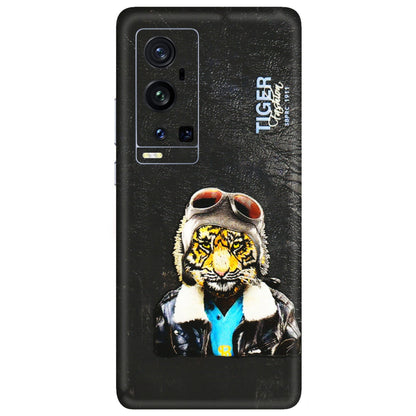 VIVO Z/V/X/T/U/S Series Phone Skins (All Models) - Rider Tiger - 3D Embossed Finish (L-113) Vivo X60 Pro Plus