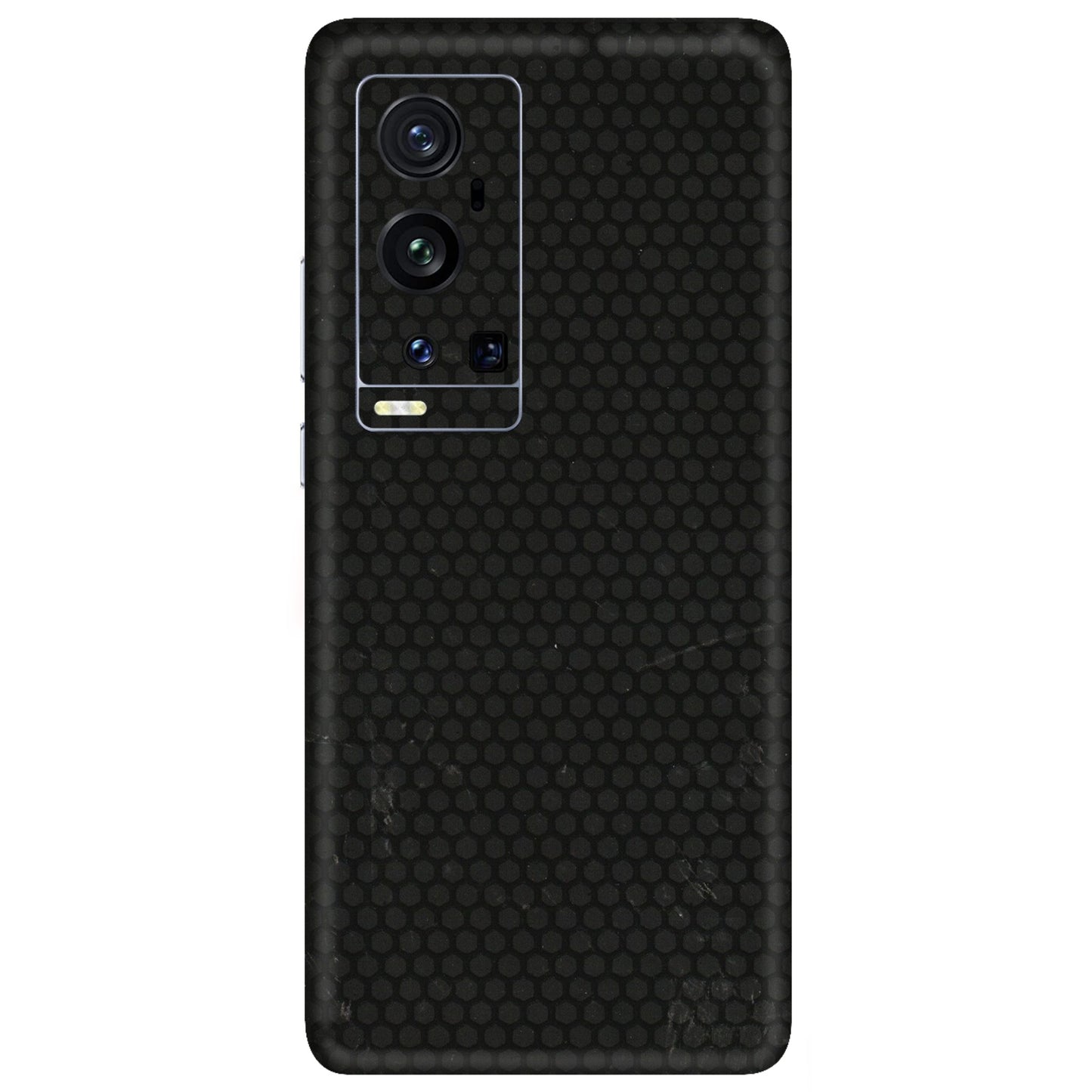 VIVO Z/V/X/T/U/S Series Phone Skins (All Models) - Black honeycomb - 3D Embossed Finish (L-114) Vivo X60 Pro Plus