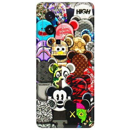 VIVO Z/V/X/T/U/S Series Phone Skins (All Models) - More Mickey Mouses - 3D Embossed Finish (L-118) Vivo X60 Pro Plus