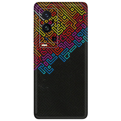 VIVO Z/V/X/T/U/S Series Phone Skins (All Models) - Dotme Pattern Art - 3D Embossed Finish (L-121) Vivo X60 Pro Plus