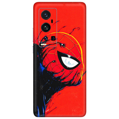 VIVO Z/V/X/T/U/S Series Phone Skins (All Models) - Spiderman Face Venom - 3D Embossed Finish (L-165) Vivo X60 Pro Plus