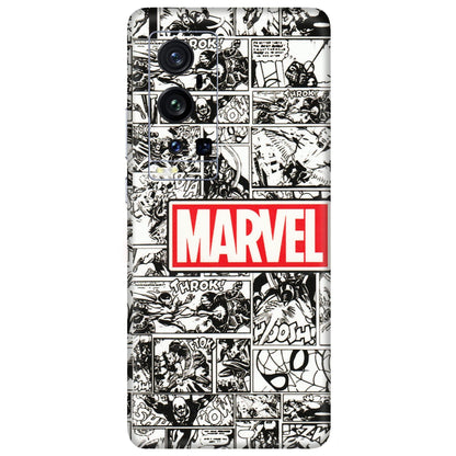 VIVO Z/V/X/T/U/S Series Phone Skins (All Models) - Marvel Comic - 3D Embossed Finish (L-171) Vivo X60 Pro Plus
