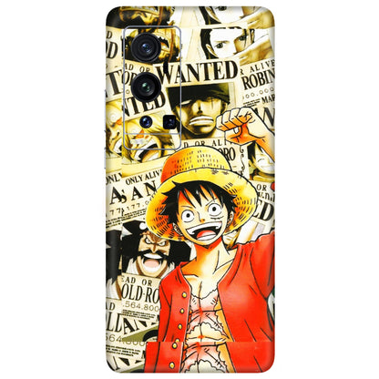 VIVO Z/V/X/T/U/S Series Phone Skins (All Models) - Luffy Anime - 3D Embossed Finish (L-177) Vivo X60 Pro Plus