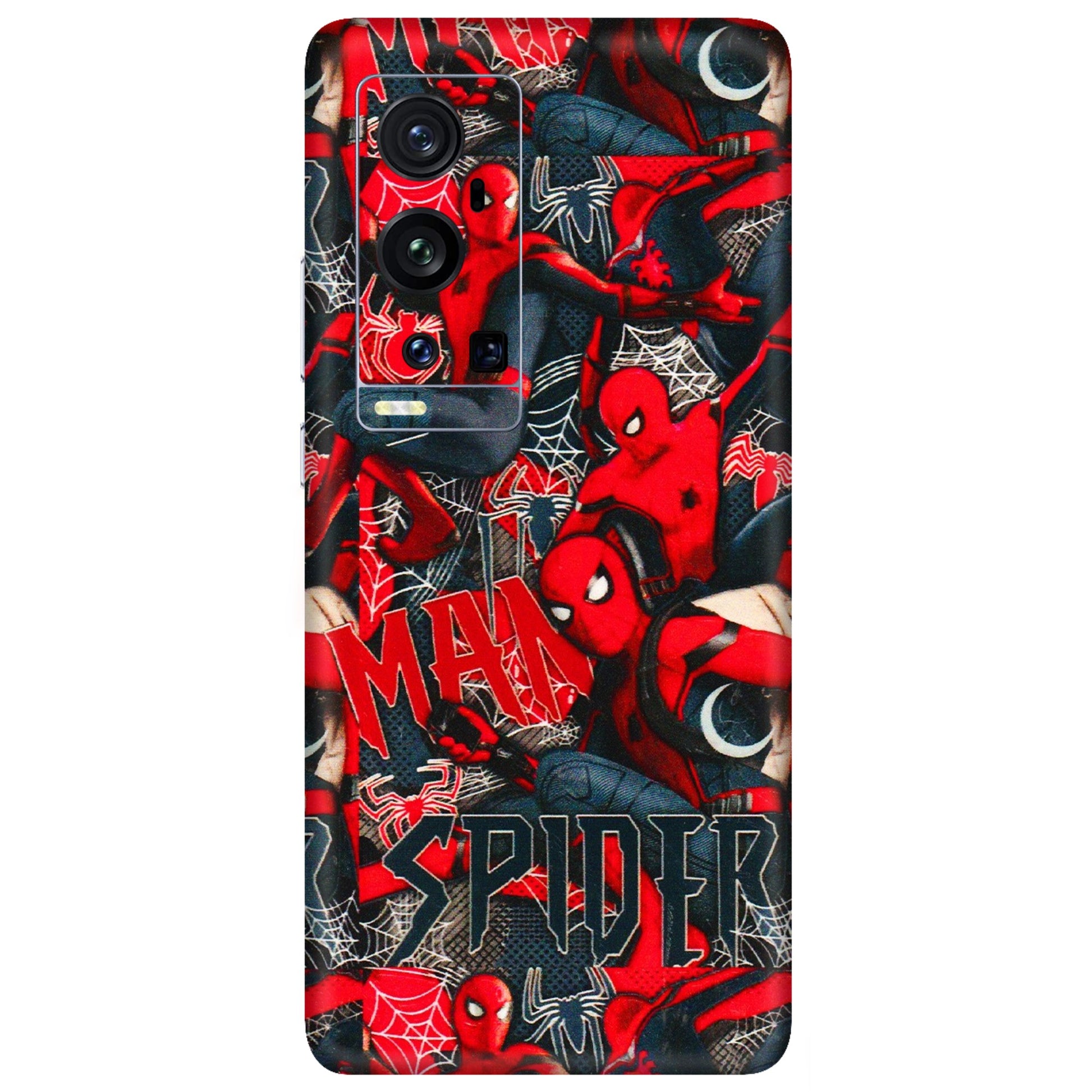 VIVO Z/V/X/T/U/S Series Phone Skins (All Models) - SpiderMan Cool - 3D Embossed Finish (L-188) Vivo X60 Pro Plus