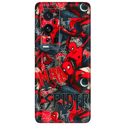 VIVO Z/V/X/T/U/S Series Phone Skins (All Models) - SpiderMan Cool - 3D Embossed Finish (L-188) Vivo X60 Pro Plus