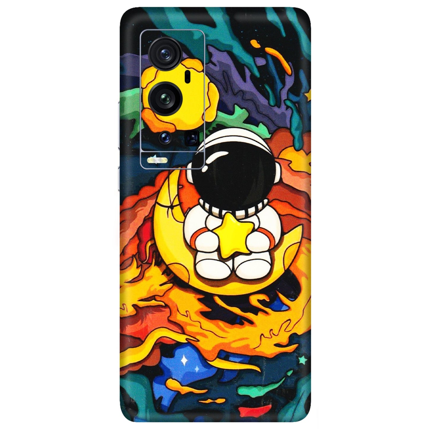VIVO Z/V/X/T/U/S Series Phone Skins (All Models) - Baby Astronaut - 3D Embossed Finish (L-197) Vivo X60 Pro Plus
