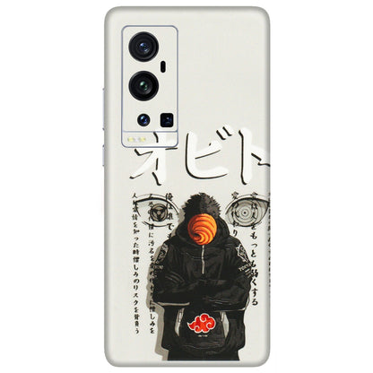 VIVO Z/V/X/T/U/S Series Phone Skins (All Models) - Obito Anime Eye - 3D Embossed Finish (L-19) Vivo X60 Pro Plus