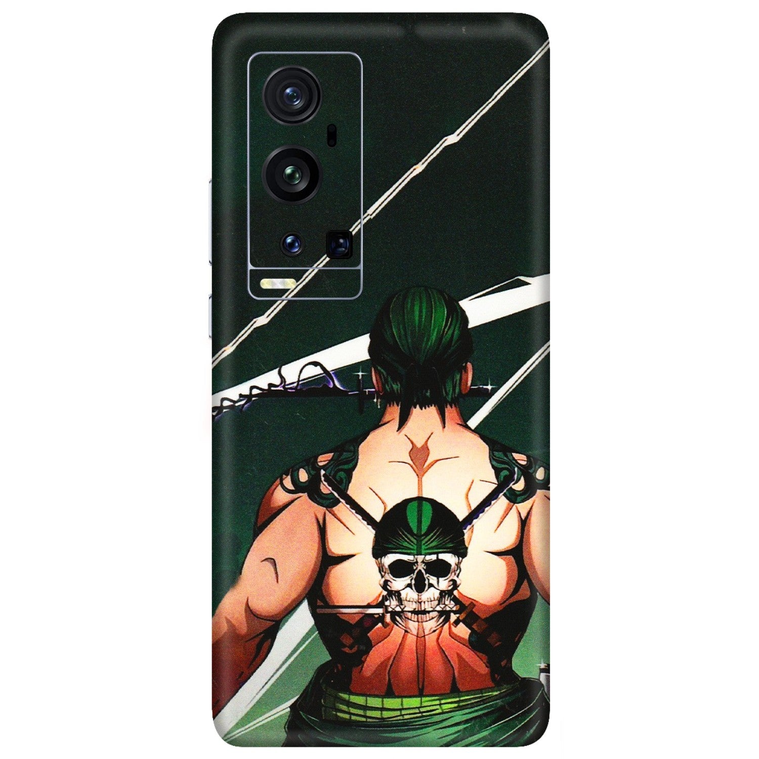 VIVO Z/V/X/T/U/S Series Phone Skins (All Models) - Zoro Anime - 3D Embossed Finish (L-23) Vivo X60 Pro Plus