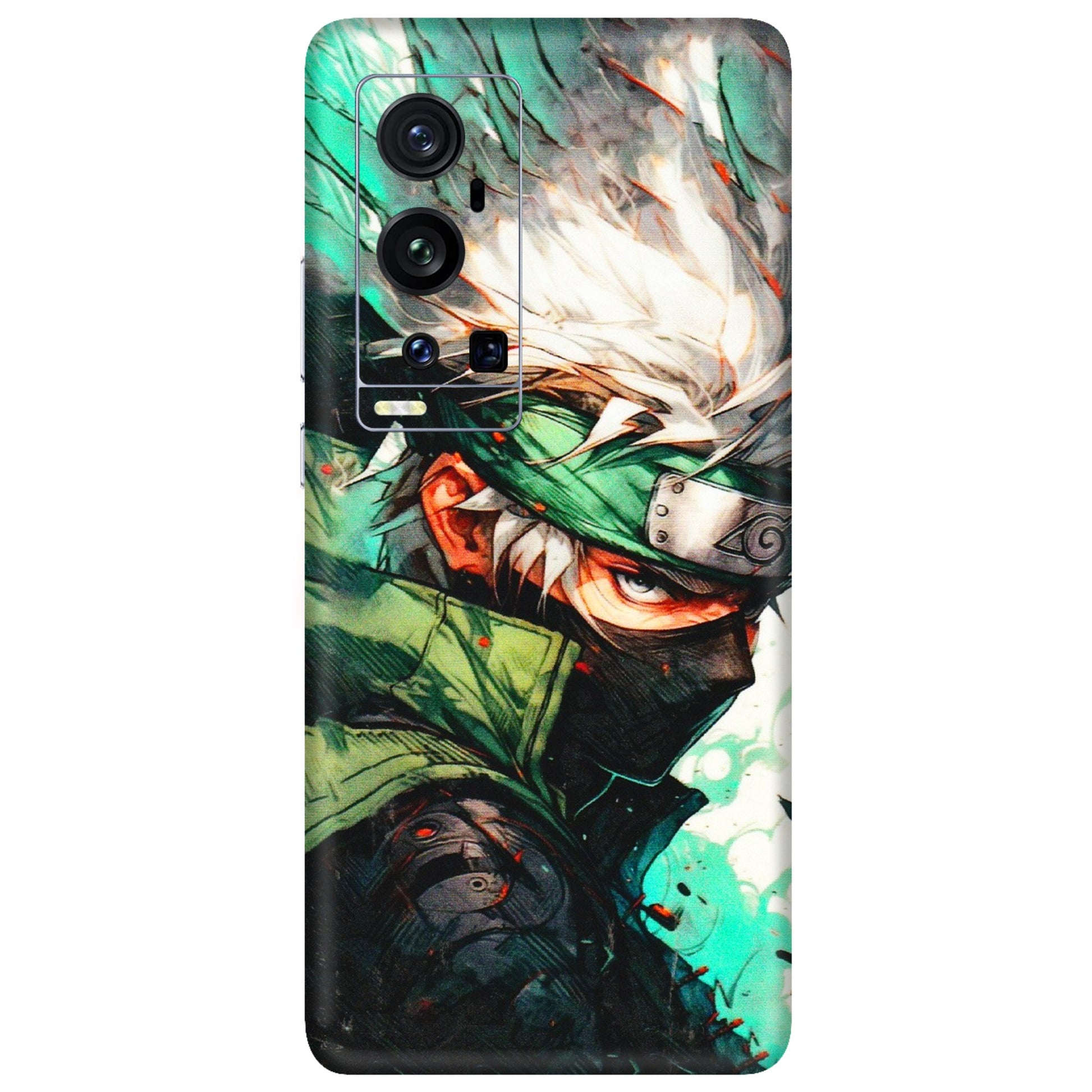 VIVO Z/V/X/T/U/S Series Phone Skins (All Models) - Kakashi Side Profile - 3D Embossed Finish (L-249) Vivo X60 Pro Plus