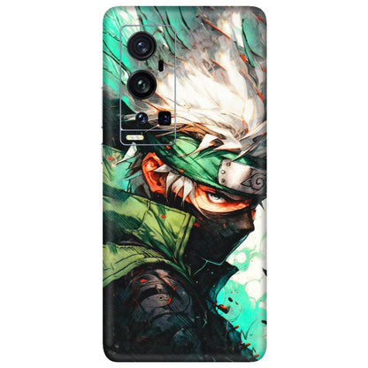 VIVO Z/V/X/T/U/S Series Phone Skins (All Models) - Kakashi Side Profile - 3D Embossed Finish (L-249) Vivo X60 Pro Plus