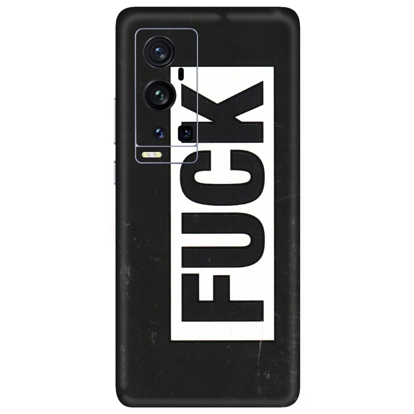 VIVO Z/V/X/T/U/S Series Phone Skins (All Models) - The F Word - 3D Embossed Finish (L-255) Vivo X60 Pro Plus