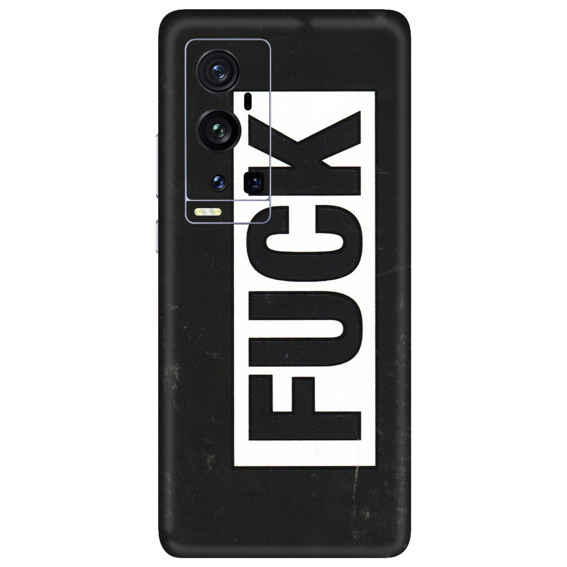 VIVO Z/V/X/T/U/S Series Phone Skins (All Models) - The F Word - 3D Embossed Finish (L-255) Vivo X60 Pro Plus