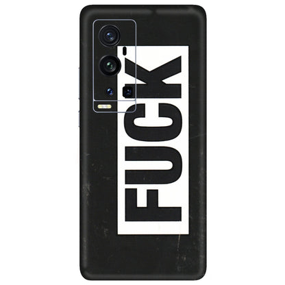 VIVO Z/V/X/T/U/S Series Phone Skins (All Models) - The F Word - 3D Embossed Finish (L-255) Vivo X60 Pro Plus