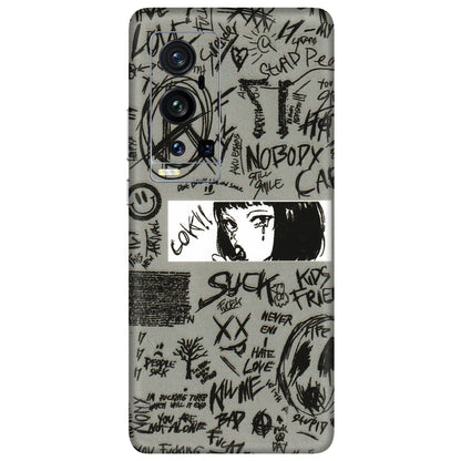 VIVO Z/V/X/T/U/S Series Phone Skins (All Models) - Never Have Love Anime - 3D Embossed Finish (L-260) Vivo X60 Pro Plus