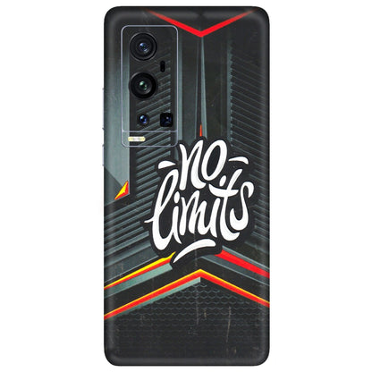 VIVO Z/V/X/T/U/S Series Phone Skins (All Models) - No Limits - 3D Embossed Finish (L-286) Vivo X60 Pro Plus