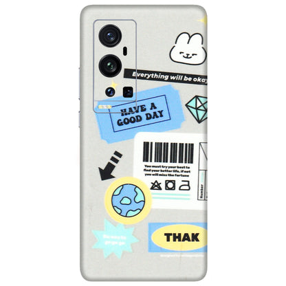VIVO Z/V/X/T/U/S Series Phone Skins (All Models) - Will Be Okay Design - 3D Embossed Finish (L-316) Vivo X60 Pro Plus