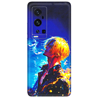 VIVO Z/V/X/T/U/S Series Phone Skins (All Models) - Sanji Vinsmoke One Piece - 3D Embossed Finish (L-319) Vivo X60 Pro Plus