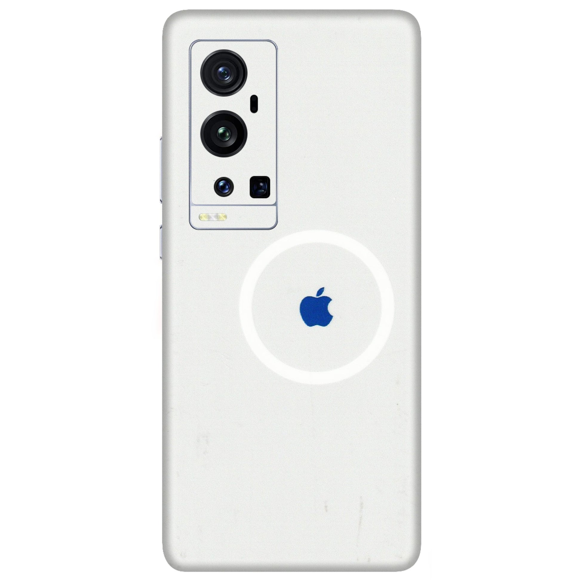 VIVO Z/V/X/T/U/S Series Phone Skins (All Models) - iPhone Magsafe Logo - 3D Embossed Finish (L-320) Vivo X60 Pro Plus