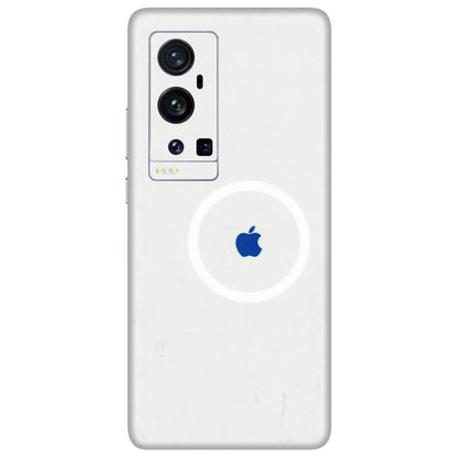 VIVO Z/V/X/T/U/S Series Phone Skins (All Models) - iPhone Magsafe Logo - 3D Embossed Finish (L-320) Vivo X60 Pro Plus