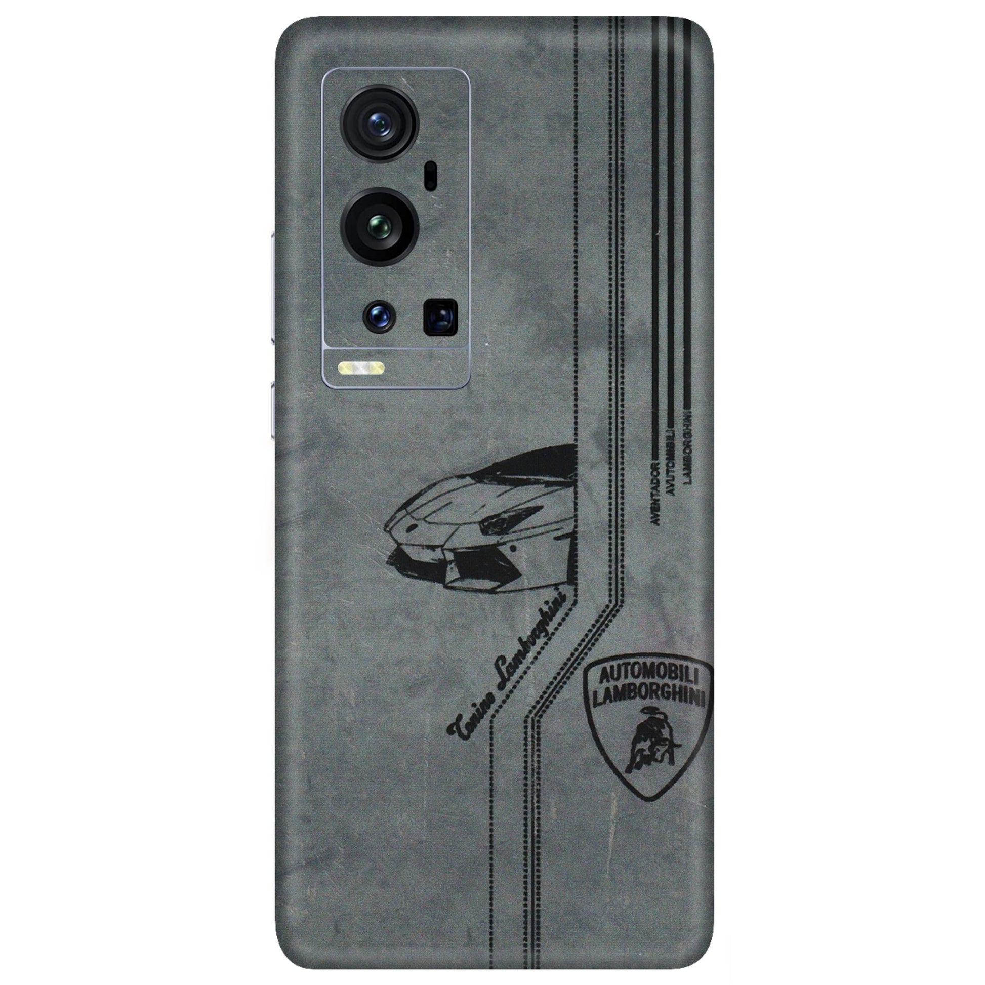 VIVO Z/V/X/T/U/S Series Phone Skins (All Models) - New Lamborgini Aventador - 3D Embossed Finish (L-321) Vivo X60 Pro Plus