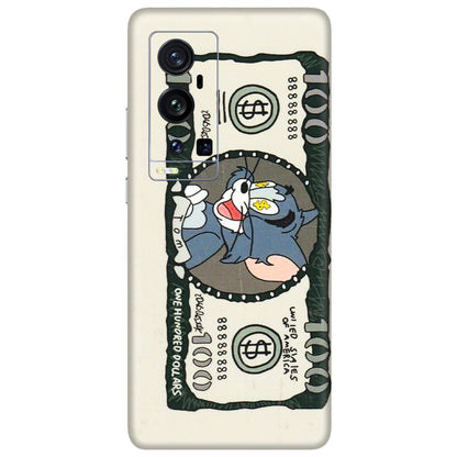 VIVO Z/V/X/T/U/S Series Phone Skins (All Models) - Tom Hundred Dollar - 3D Embossed Finish (L-324) Vivo X60 Pro Plus