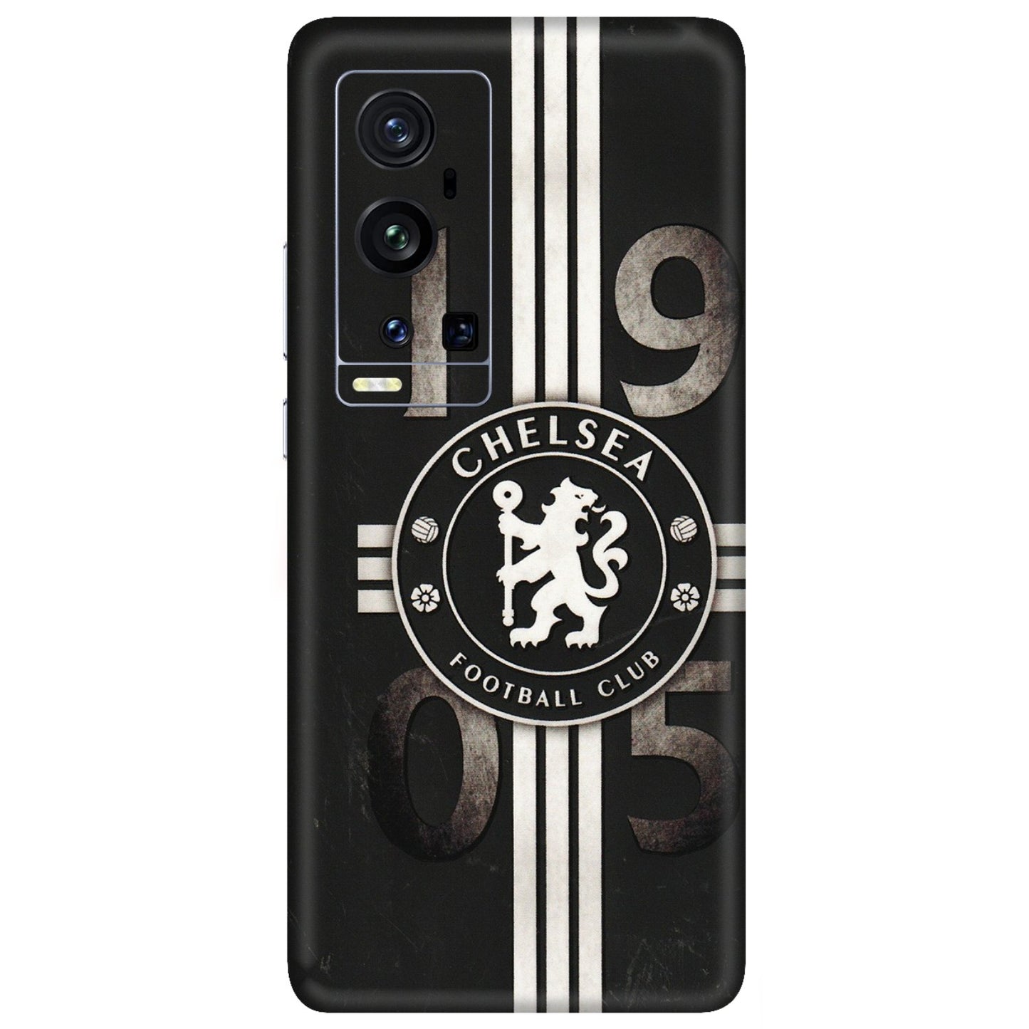 VIVO Z/V/X/T/U/S Series Phone Skins (All Models) - Chelsea Fan Club - 3D Embossed Finish (L-36) Vivo X60 Pro Plus