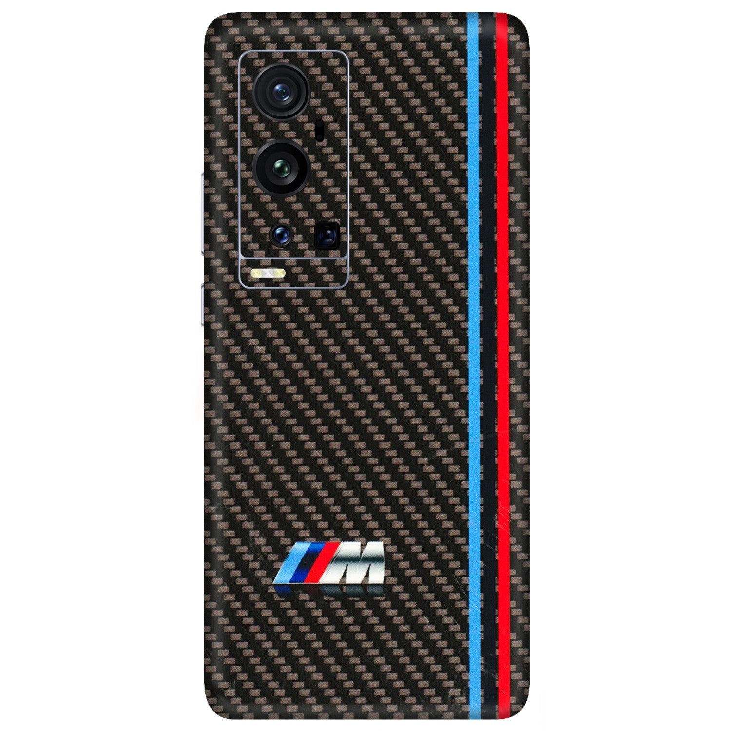 VIVO Z/V/X/T/U/S Series Phone Skins (All Models) - BM Carbon Fiber Feels - 3D Embossed Finish (L-38) Vivo X60 Pro Plus