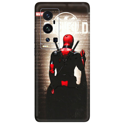VIVO Z/V/X/T/U/S Series Phone Skins (All Models) - Deadpool - 3D Embossed Finish (L-56) Vivo X60 Pro Plus