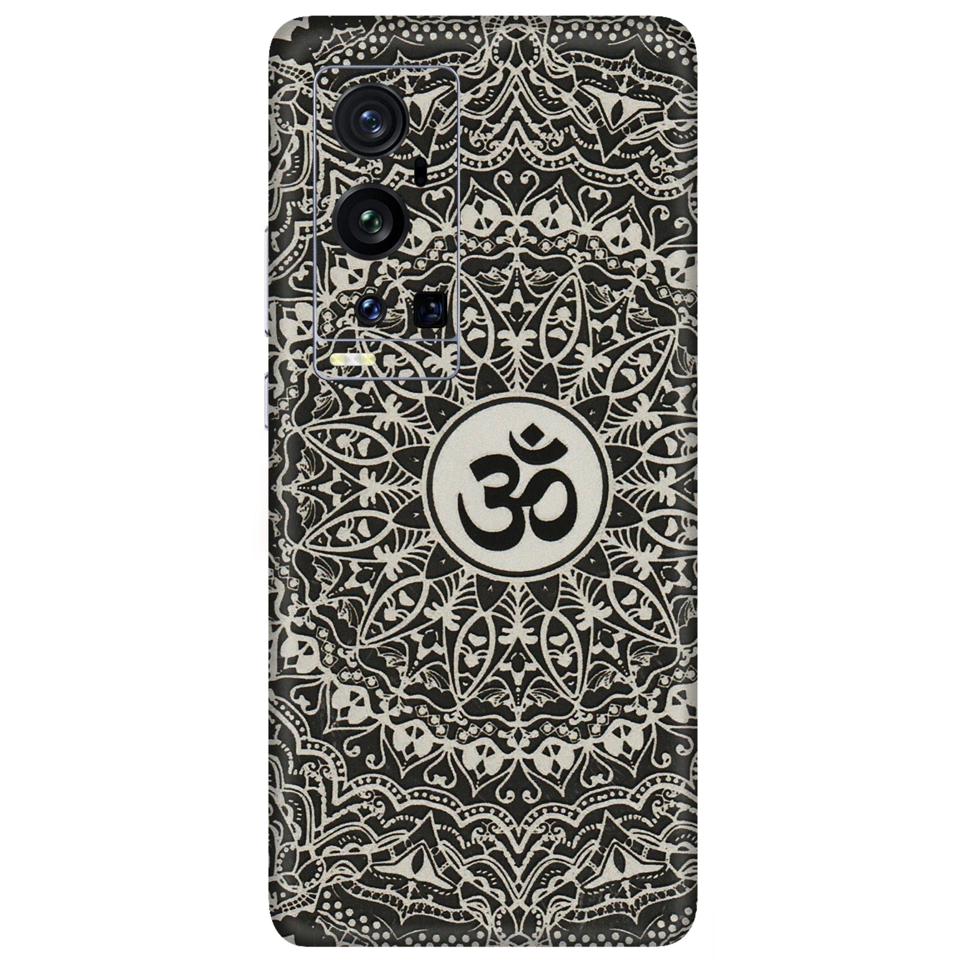 VIVO Z/V/X/T/U/S Series Phone Skins (All Models) - Aum Elegant Mandala - 3D Embossed Finish (L-62) Vivo X60 Pro Plus