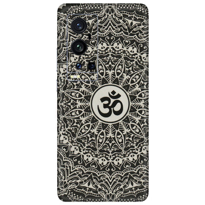 VIVO Z/V/X/T/U/S Series Phone Skins (All Models) - Aum Elegant Mandala - 3D Embossed Finish (L-62) Vivo X60 Pro Plus