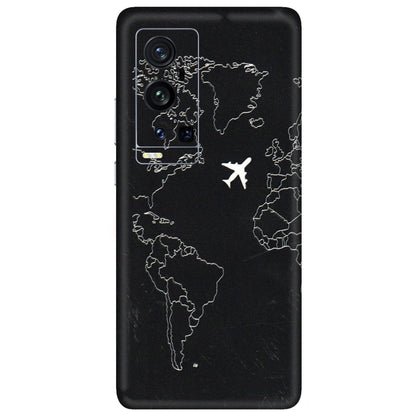 VIVO Z/V/X/T/U/S Series Phone Skins (All Models) - Never Ending Travel - 3D Embossed Finish (L-79) Vivo X60 Pro Plus