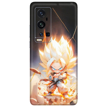 VIVO Z/V/X/T/U/S Series Phone Skins (All Models) - Goku Dragon Cute Anime - Matte Finish (M-131) Vivo X60 Pro Plus