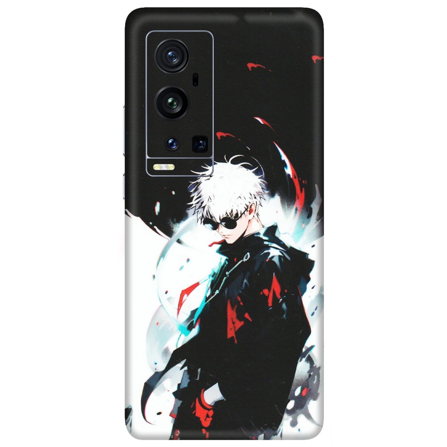 VIVO Z/V/X/T/U/S Series Phone Skins (All Models) - Gojo Powerful Charater Kaisen Anime - Matte Finish (M-144) Vivo X60 Pro Plus